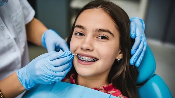 early gum disease braces